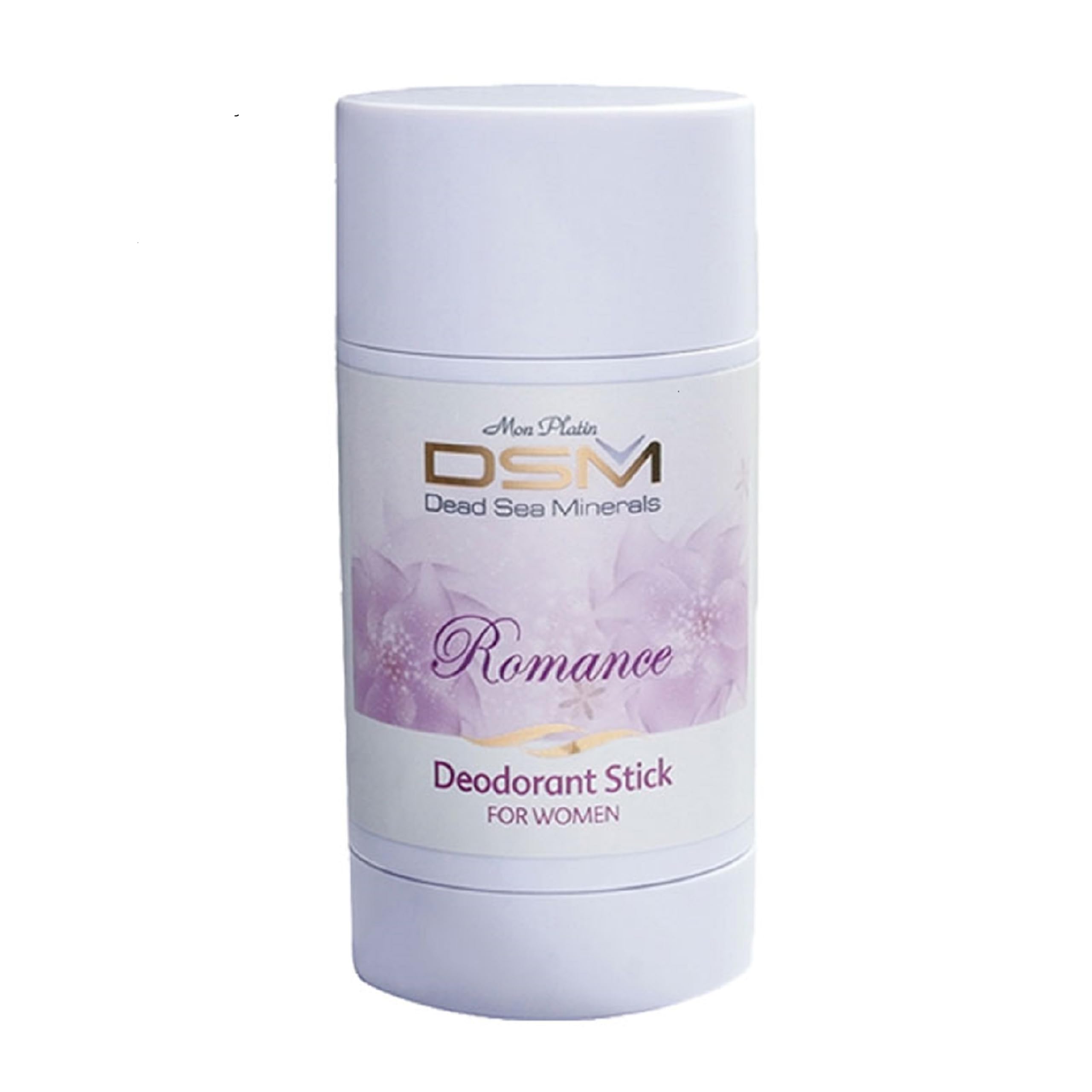 DSM Deodorant Stick for Women Romance 80ml / 2.7 oz Dead Sea Minerals Refreshing Mon Platin DSM Refreshing 24 h Protection