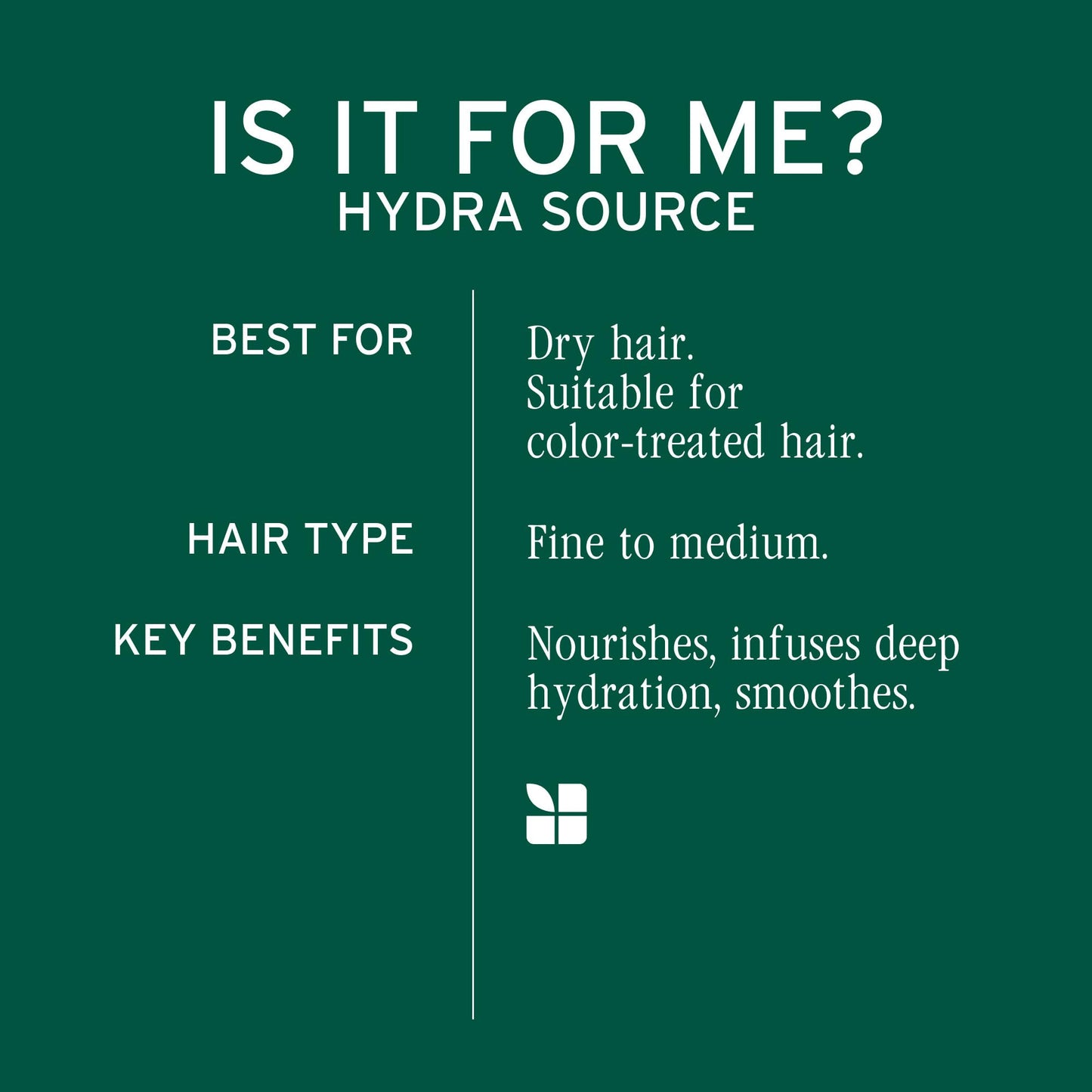 Dark Slate Gray Biolage Hydra Source Conditioning Balm - Moisturizes, Detangles & Adds Softness, For Dry Hair, Infused with Fermented Aloe & Micro-Filtered Hyaluronic Acid, Vegan & Paraben-Free, 1.7 Fl Oz