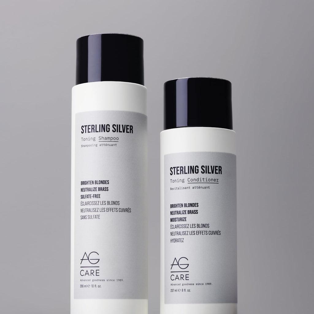 AG Care Sterling Silver Toning Conditioner, 8 Fl Oz