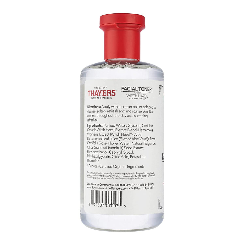 Thayers Witch Hazel with Aloe Vera Rose Petal - 12 fl oz