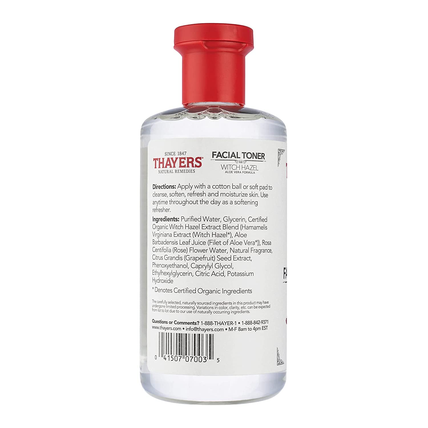 Thayers Witch Hazel with Aloe Vera Rose Petal - 12 fl oz