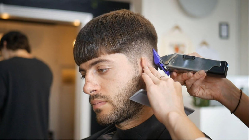 Andis 12660 Professional Master Corded/Cordless Hair Clipper, Adjustable Carbon Steel Blade Hair Clipper for Close Cutting, Silver