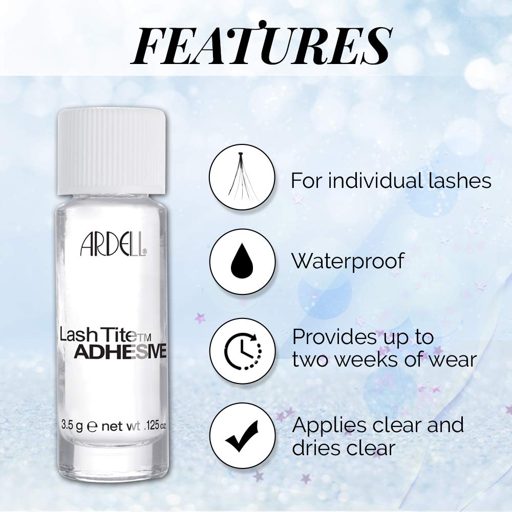 Ardell Lashtite Adhesive Bottle, Clear, 0.12 Oz