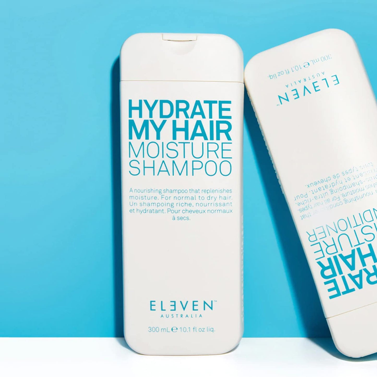 ELEVEN AUSTRALIA Hydrate My Hair Shampoo - Moisturizing, Color-Safe, Anti-Frizz, Nourishing Formula for Dry, Damaged Hair - Protects Against Heat & Environmental Damage, For Daily Use - 10.1 Fl Oz