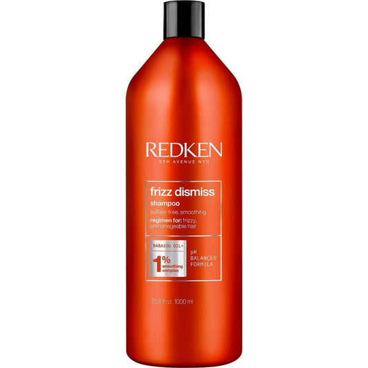 Shampooing Redken Frizz Dismiss | Pour cheveux crépus | Lisse et contrôle les frisottis | Sans sulfate | 100 ml