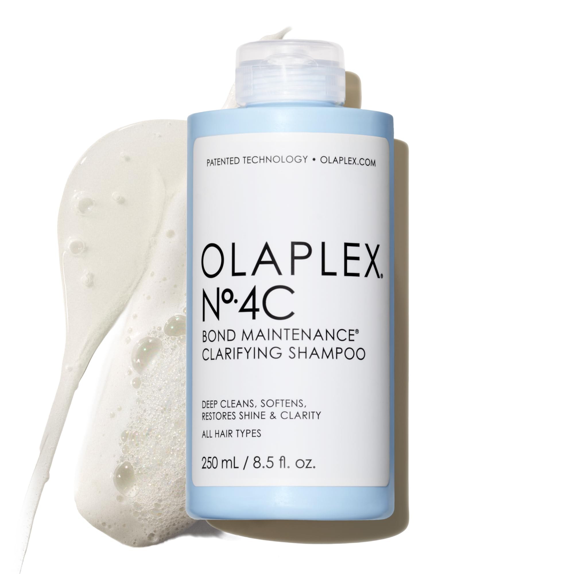 Olaplex. No. 4C Bond Maintenance Clarifying Shampoo, Deep Cleans, Softens, Restores Shine, & Clarity, For All Hair Types Experiencing Product Buildup or Excess Oil, 250ml