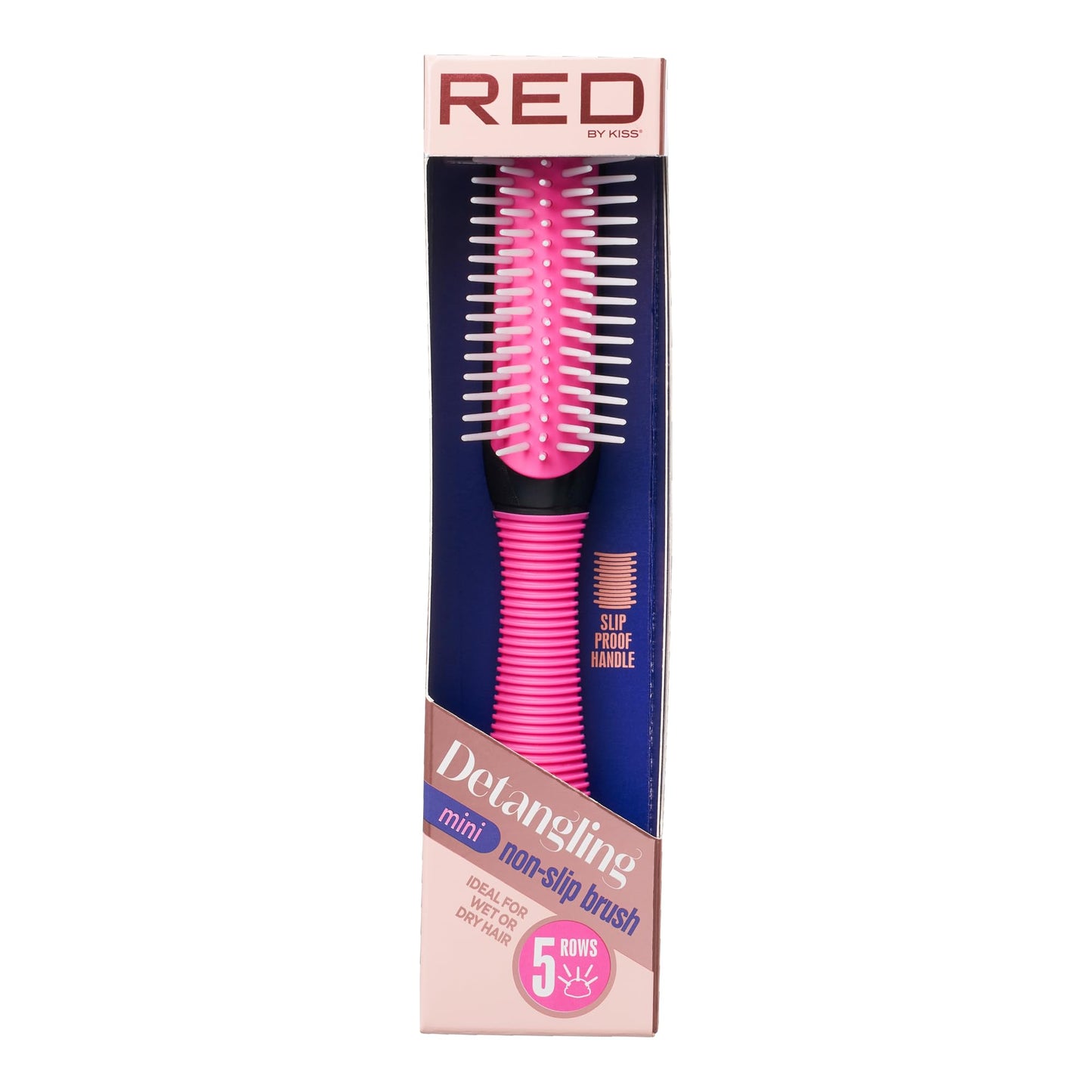 Red by Kiss Detangling Non-Slip Mini Brush (5 Rows)