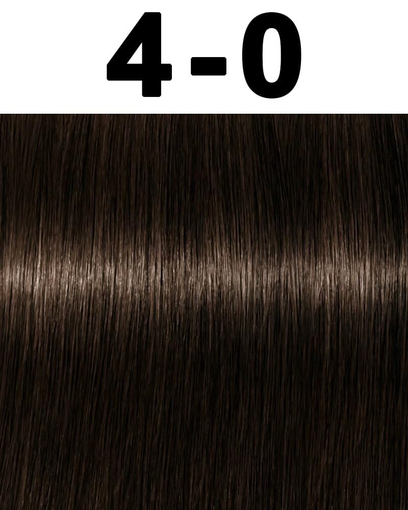 Igora Royal 4-0 中棕色永久染发剂和 Goomee The Markless 发圈单颗钻石透明（2 件套装）