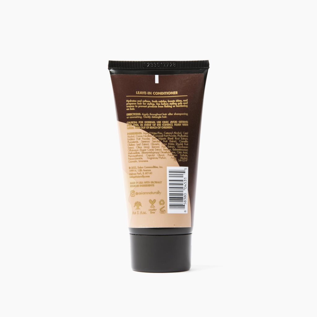 As I Am Coconut Leave-In Conditioner - 3 ounce - Travel Size - Hydrates, softens, prepares hair for styling - prevents tangles for softer, shinier, and more manageable hair.