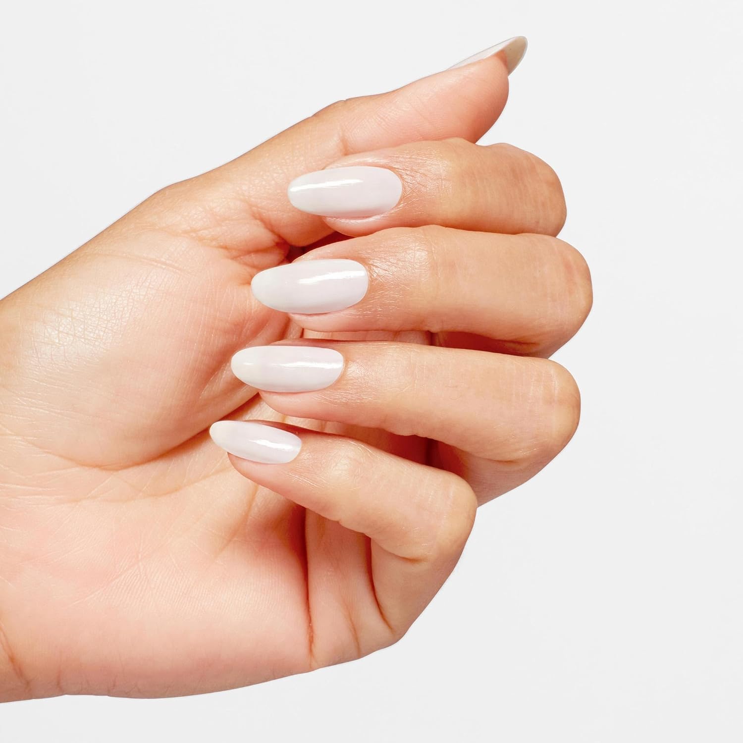 Lavender OPI Infinite Shine Funny Bunny | Sheer Soft White Crème Long Wear Gel Like Nail Polish | Vegan, Long Lasting, Streak Free