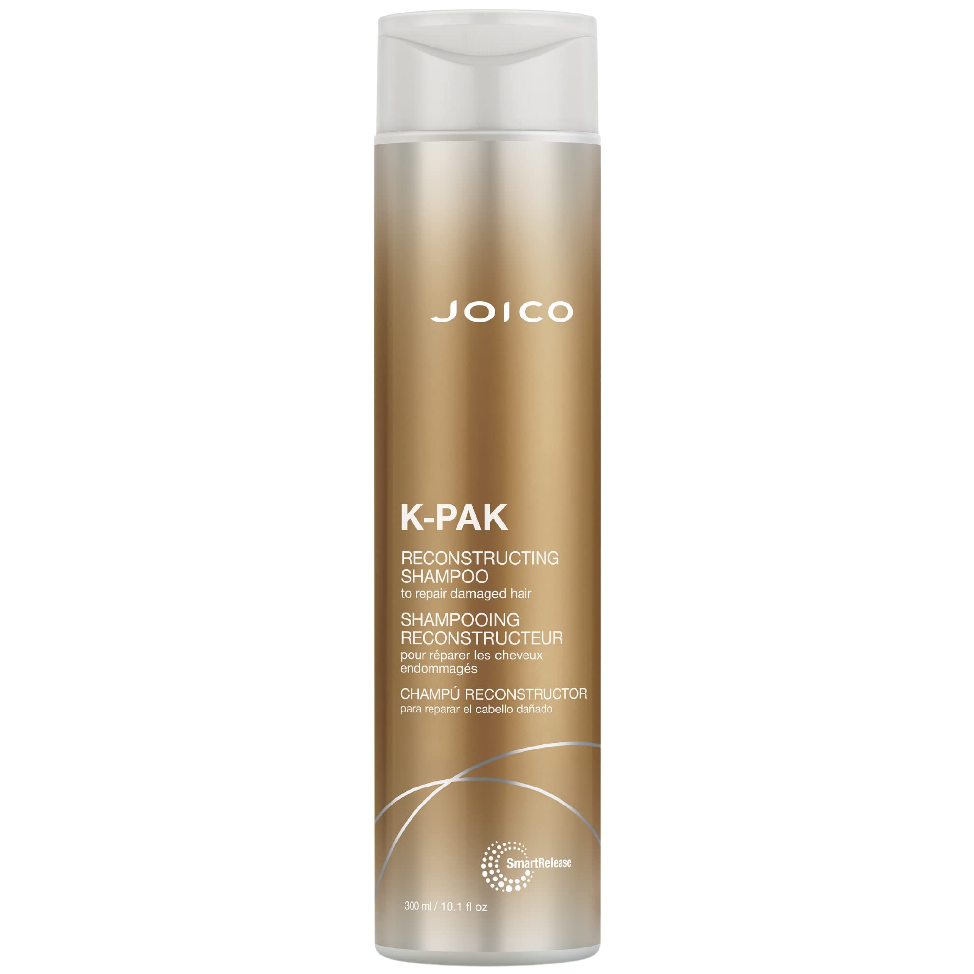 Joico K-PAK Daily Reconstructing Shampoo | For Damaged Hair | Repair & Prevent Breakage | Boost Shine | With Keratin & Guajava Fruit Extract | 10.1 Fl Oz