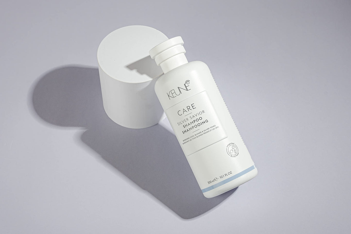 Keune Care Silver Savior 洗发水，亮泽亮泽洗发露，适合金发和灰发，10.1 液体盎司