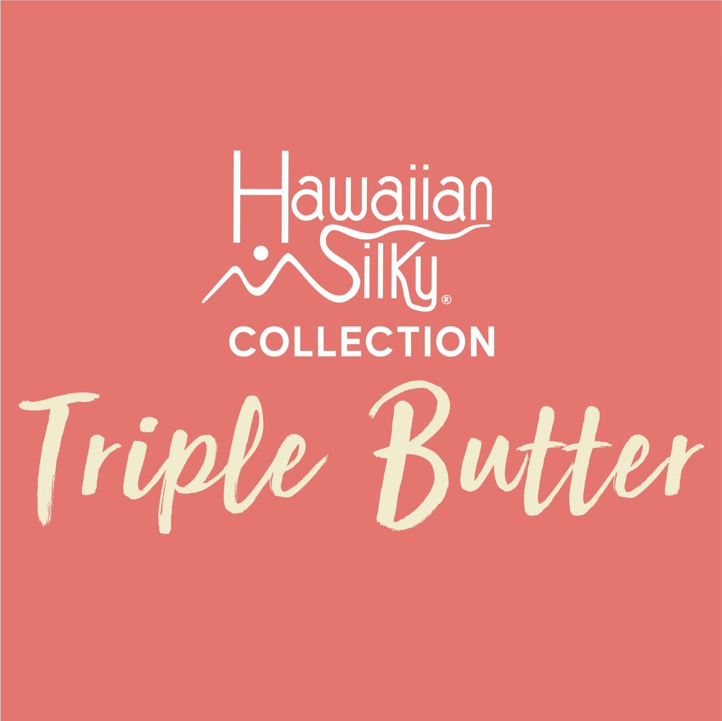 Salmon Hawaiian Silky Mango and Murumuru Butter Leave-In Curl Milk, 8 fl oz with Shea Butter for Moisture & Anti-Breakage | No Sulfate, Silicones or Parabens | Hawaiian Silky Triple Butter Collection