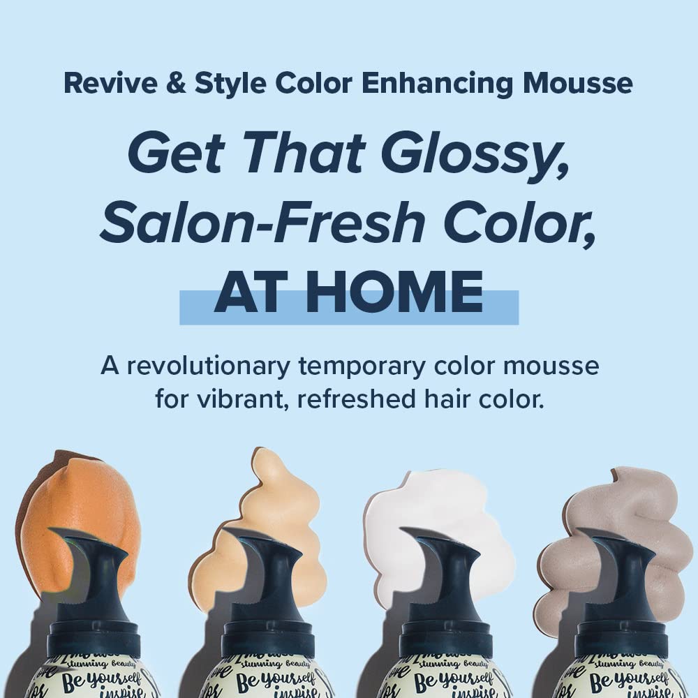 Truhair Revive and Style Color Mousse (Warm, Dark Brown)