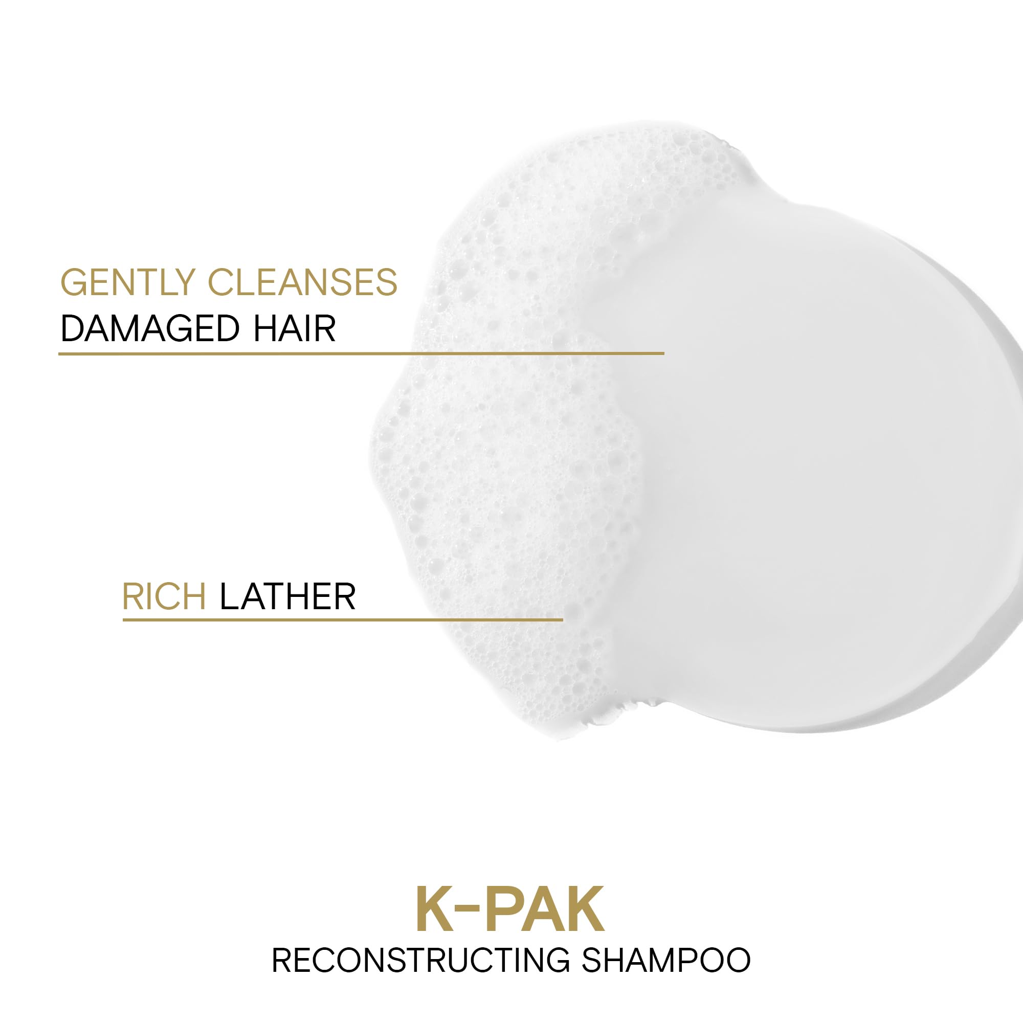 Joico K-PAK Daily Reconstructing Shampoo | For Damaged Hair | Repair & Prevent Breakage | Boost Shine | With Keratin & Guajava Fruit Extract | 10.1 Fl Oz