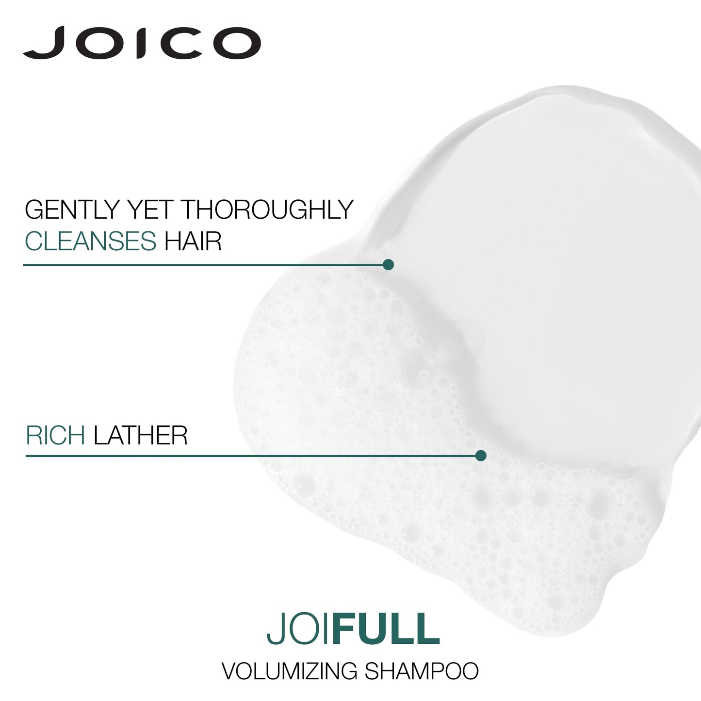 Joico JoiFULL 丰盈洗发水和护发素套装 | 蓬松持久丰盈 | 提升光泽 | 适合细软/稀疏的头发