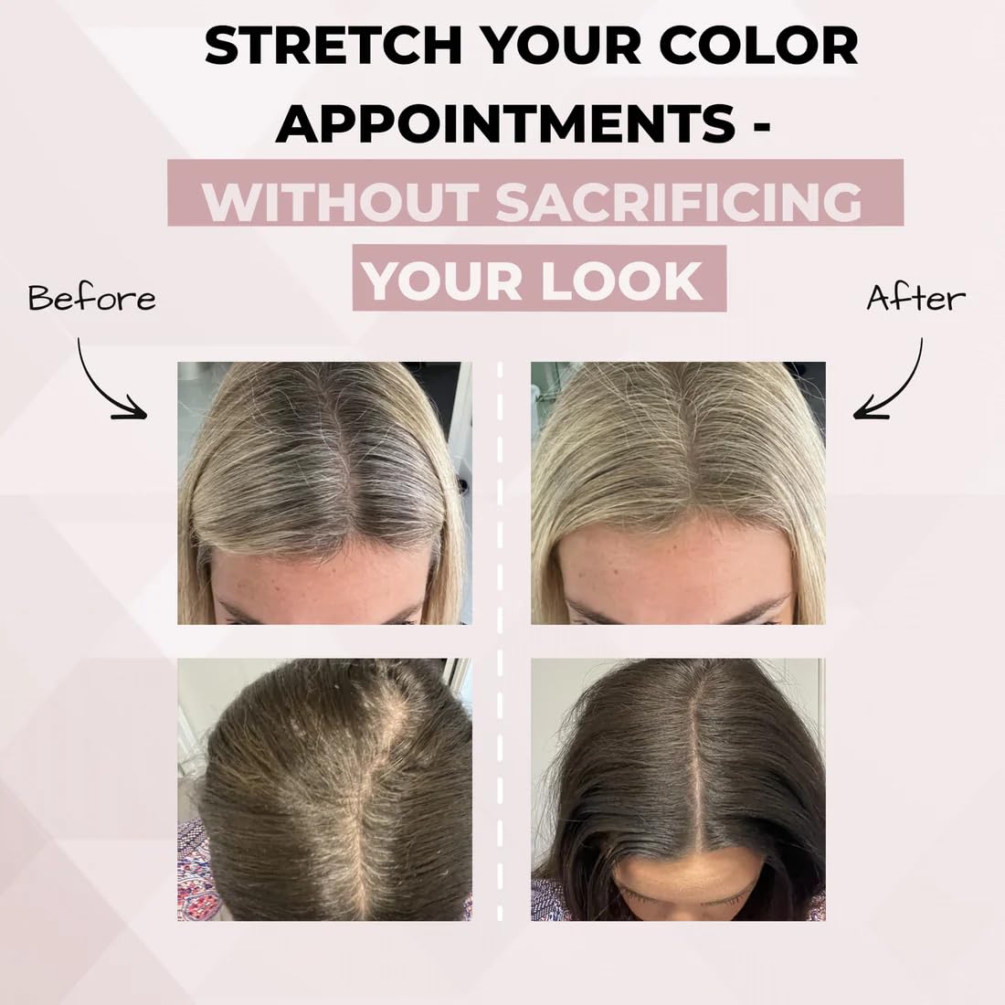 Rumi Cosmetiques HairMagic+ Root Touch Up Powder for Mature Women – Instant Gray Hair Coverage & Hairline Filler – Water-Resistant, Natural Finish, with Argan Oil & Vitamin E (Natural Blonde)