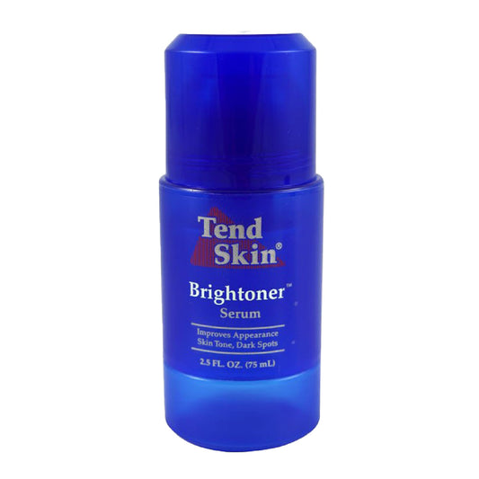 Dark Slate Blue Tend Skin Brightoner Serum Roll On, Improves Appearance Of Uneven Skin Tone, Patches, and Dark Spots, Advanced Formula for Face and Body, 2.5 Oz