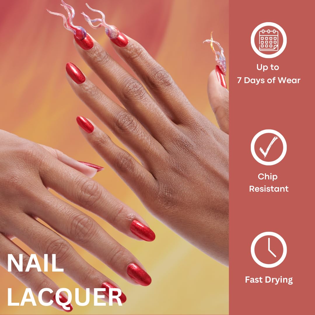 Maroon Bundle of OPI Nail Lacquer, Black Onyx + OPI Nail Lacquer, Suzi Talks with Her Hands, Las Vegas, 0.5 fl oz