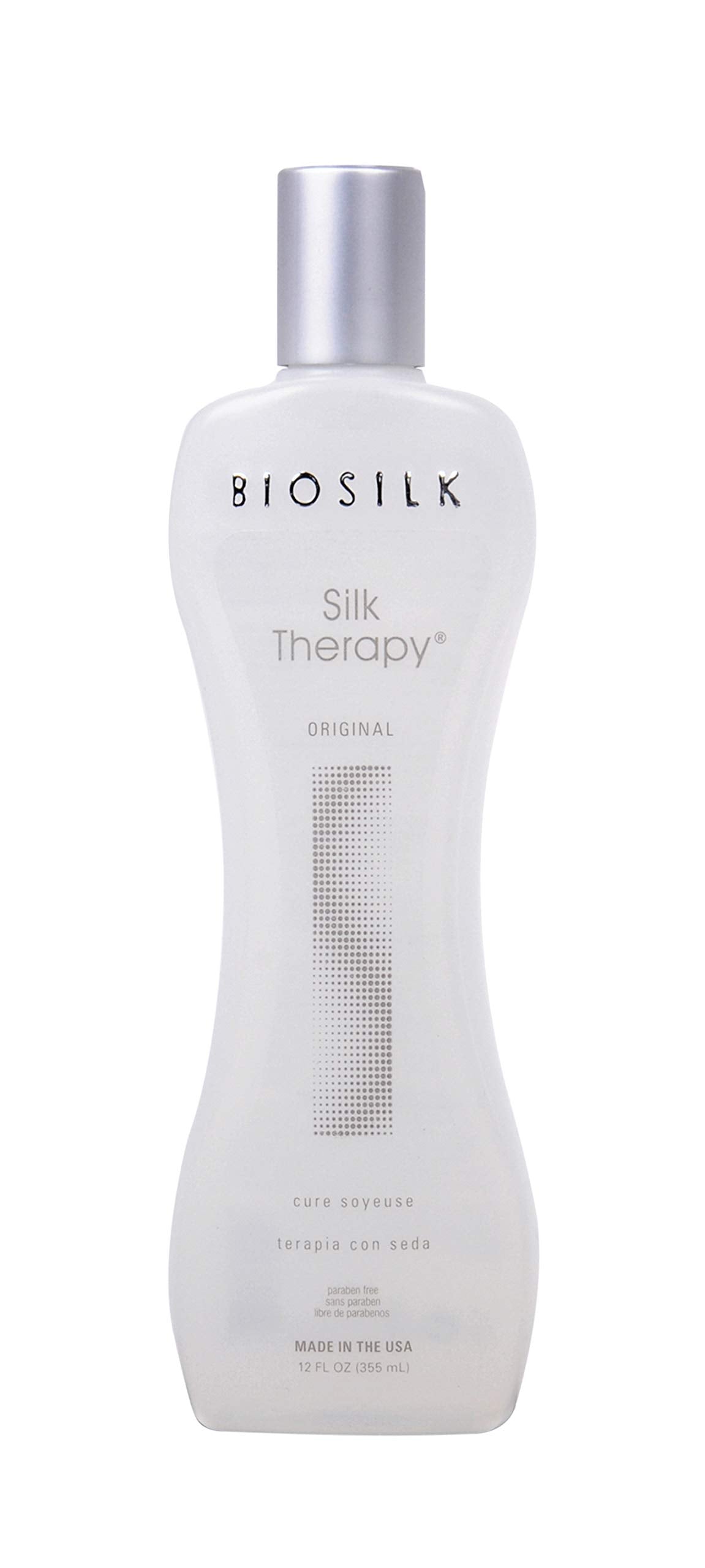 Light Gray BioSilk Silk Therapy Original Cure 12 Fl Oz (Pack of 5)