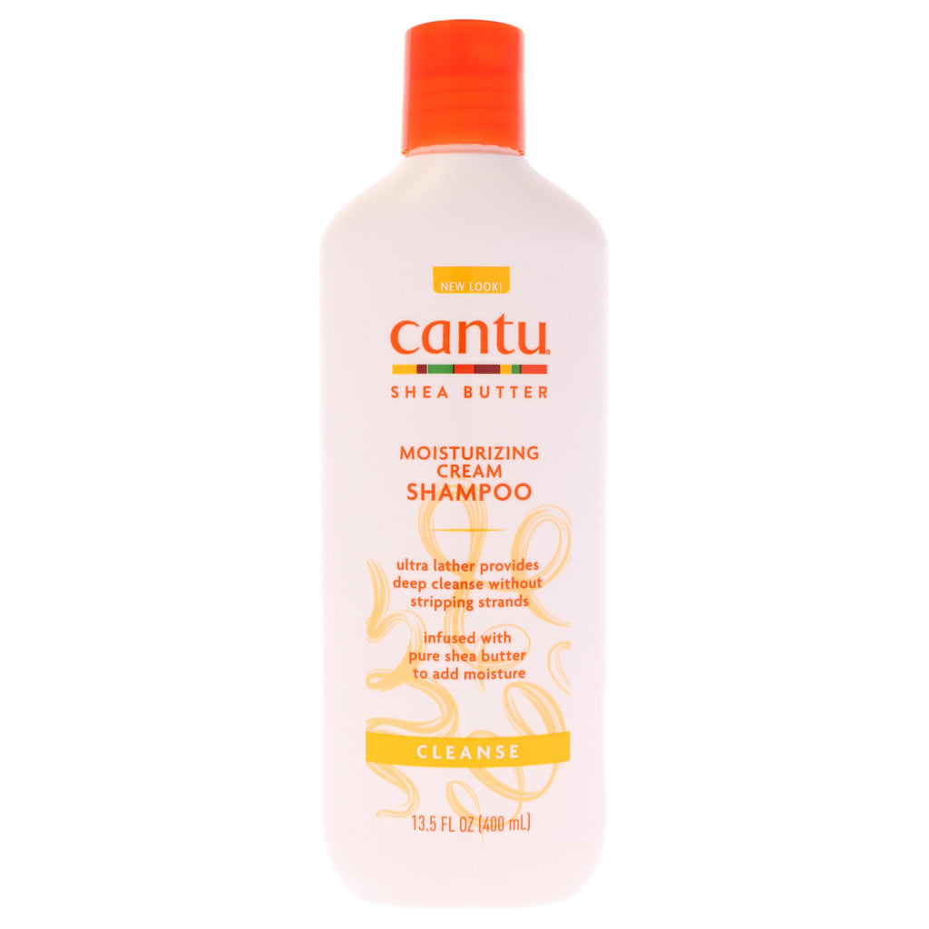 Cantu Moisturizing Cream Shampoo with Shea Butter, 13.5 fl oz