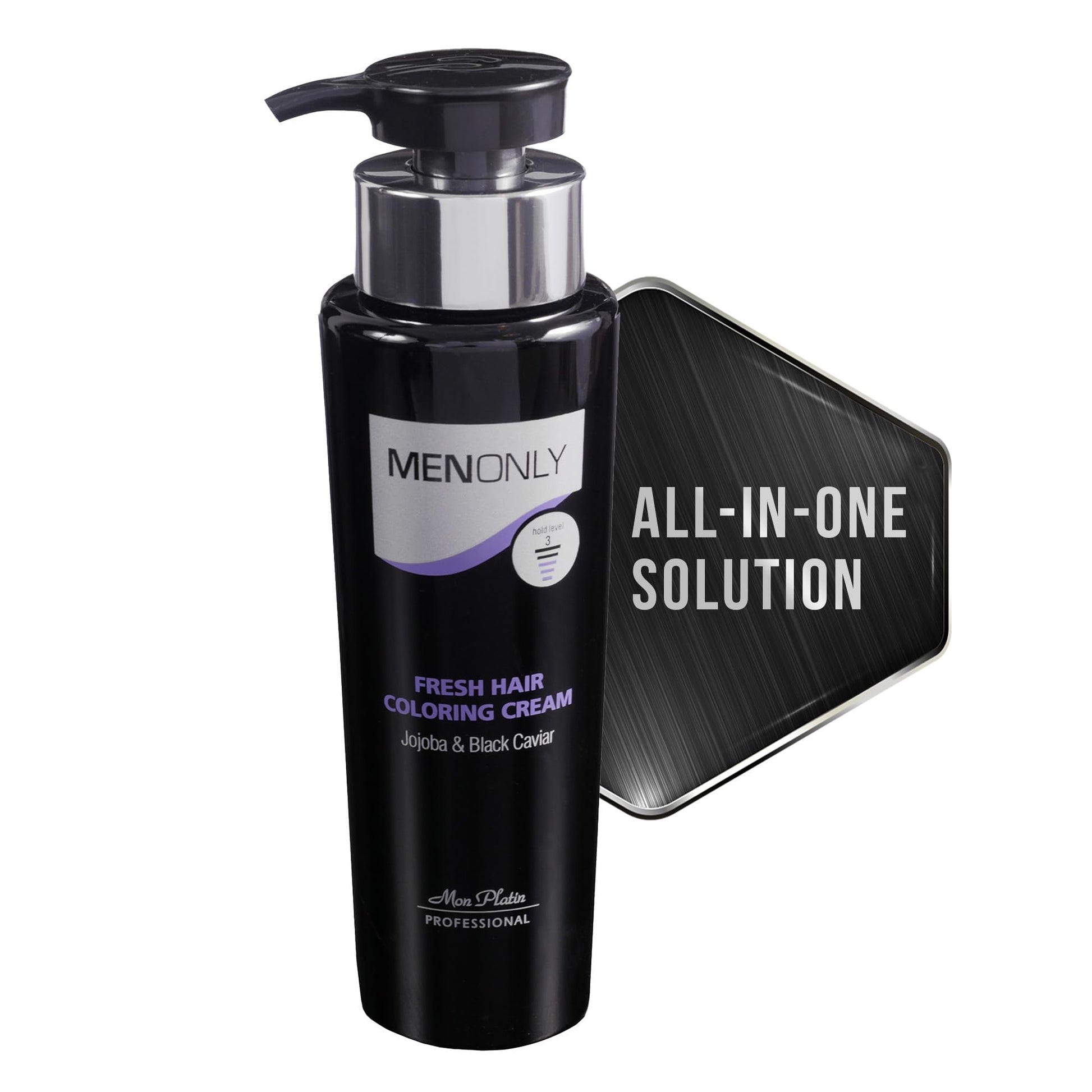 White Smoke Mon Platin Men Only Fresh Hair Coloring Cream For Men
