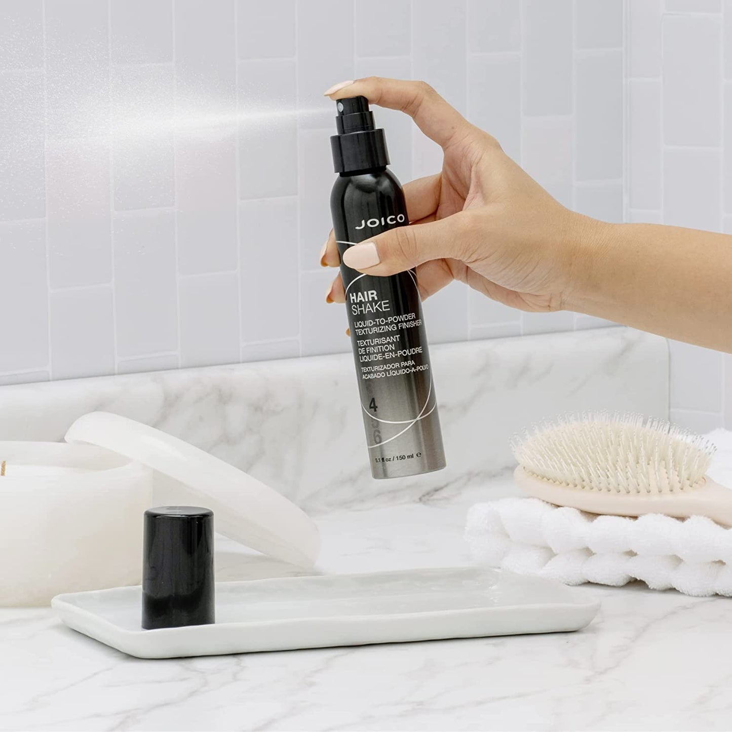 Joico Hair Shake 液体转粉末质感定型剂 | 适用于大多数发质 | 持久丰盈 | 瞬间提拉 | 快速干燥 | 防止污染 | 不含防腐剂 | 5.1 液体盎司