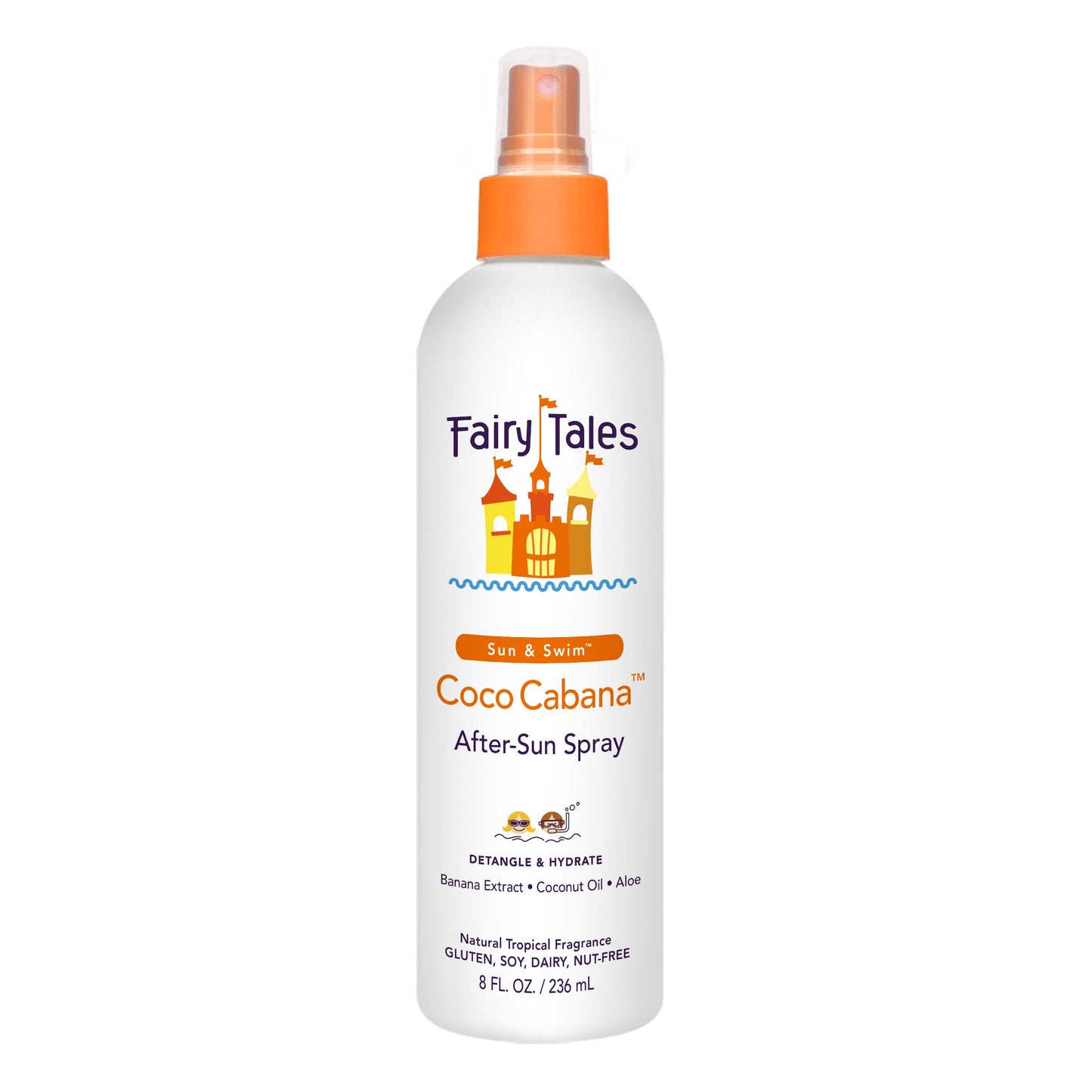 Fairy Tales Swimmer Conditioning Spray for Kids - 8 oz | Made with Natural Ingredients in the USA | Replenish and Restore from Chlorine and Salt Damage | No Parabens, Sulfates, or Synthetic Dyes