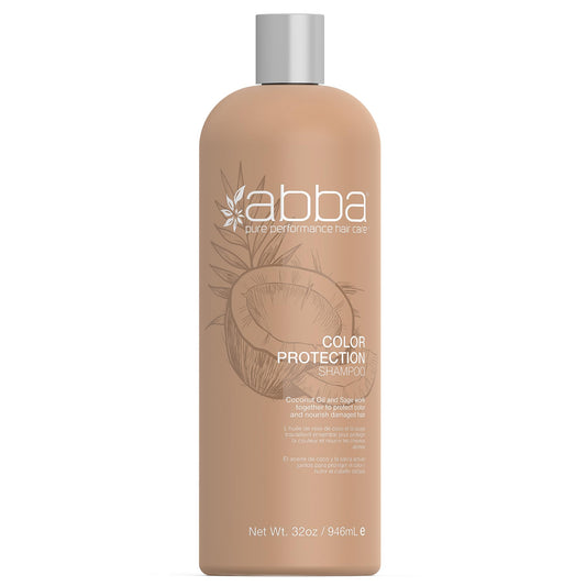 ABBA Color Protection Shampoo, Coconut Oil & Sage, 32 Fl Oz