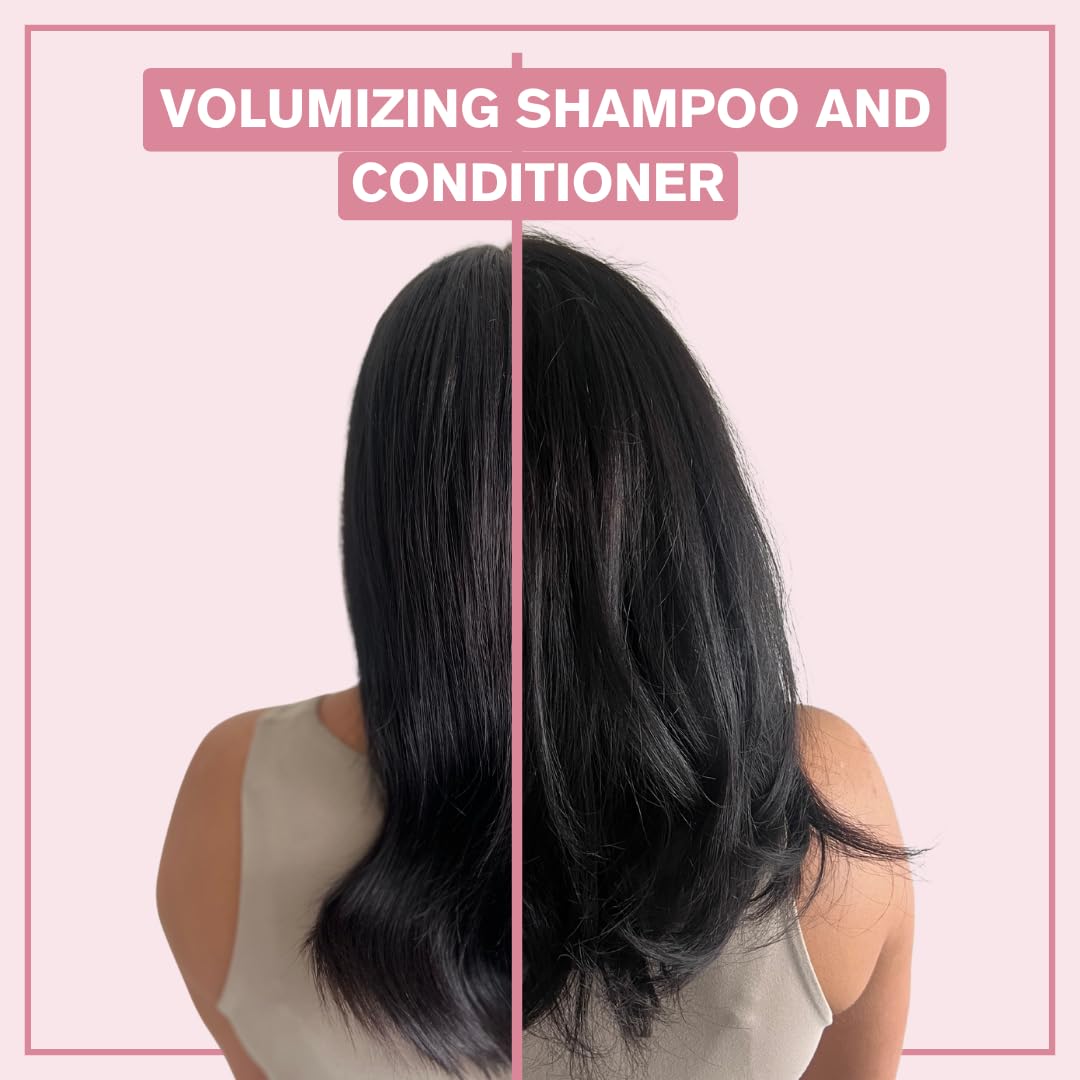 Alcôve - Volumizing Shampoo - Evening Primrose Oil, Mango Extract, and Argan Oil - Sulfate-Free - Fine and Thin Hair - Lightweight Volume - Color-Safe -10oz