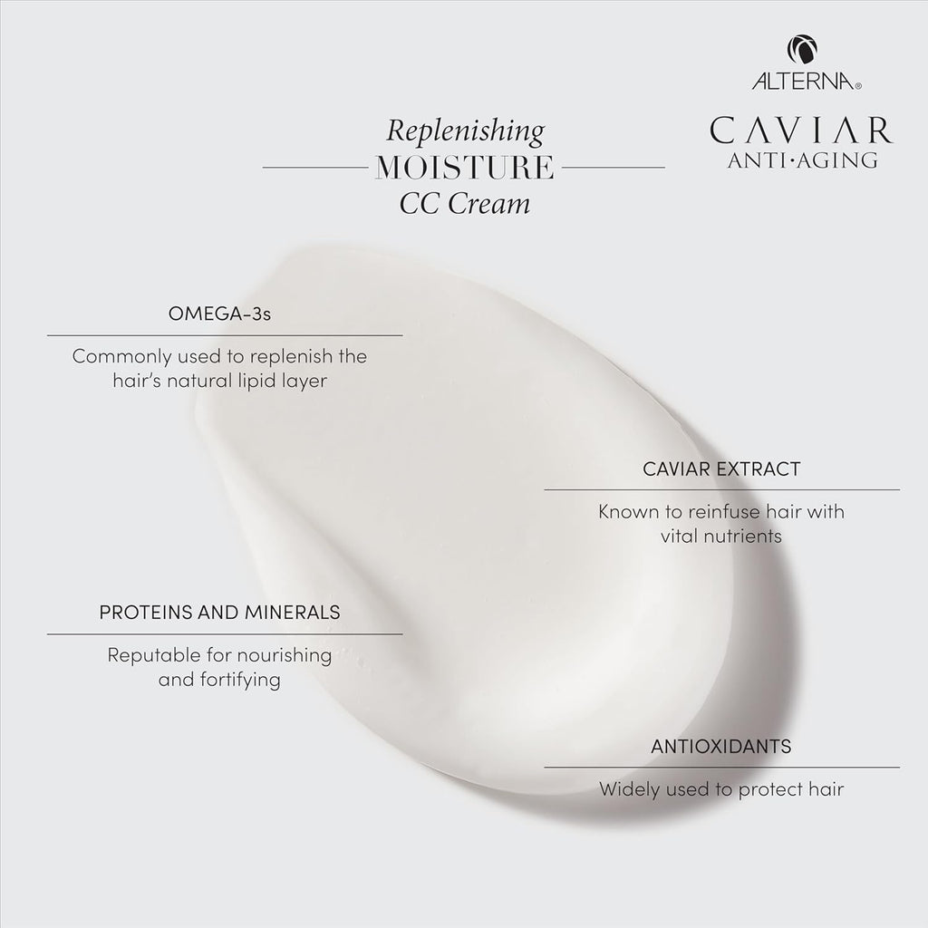 Alterna CAVIAR Anti-Aging Replenishing Moisture CC Cream, 5.1 oz (2 pack)