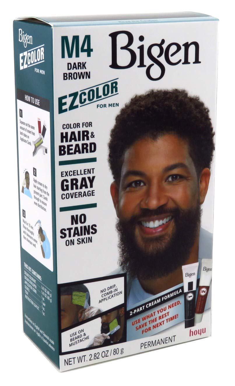 White Smoke Bigen Ez Color For Men M4 Dark Brown Kit (2 Pack)