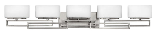 Hinkley Lanza Contemporary Modern Five Light 300W G9 Bathroom Vanity Fixture, Antique Nickel