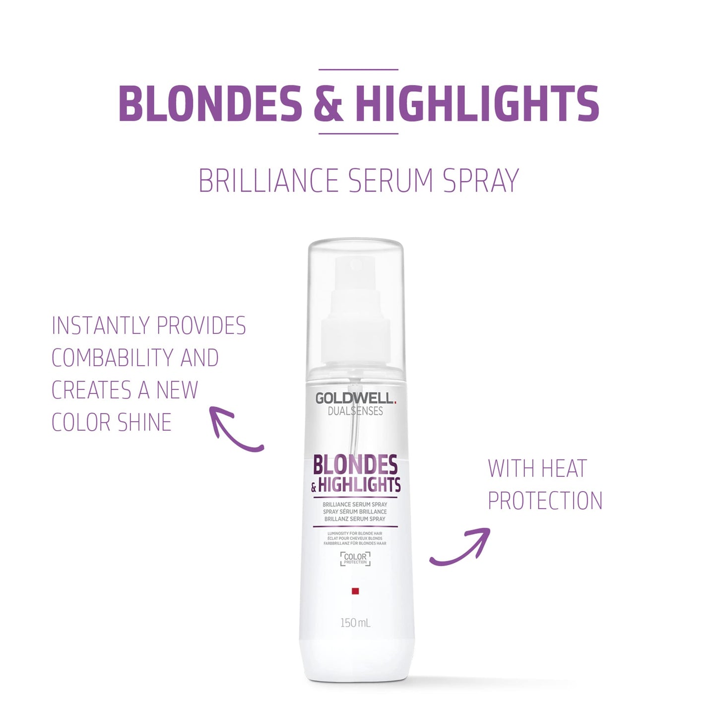 Goldwell Dualsenses 金发和挑染亮泽精华喷雾 150 毫升