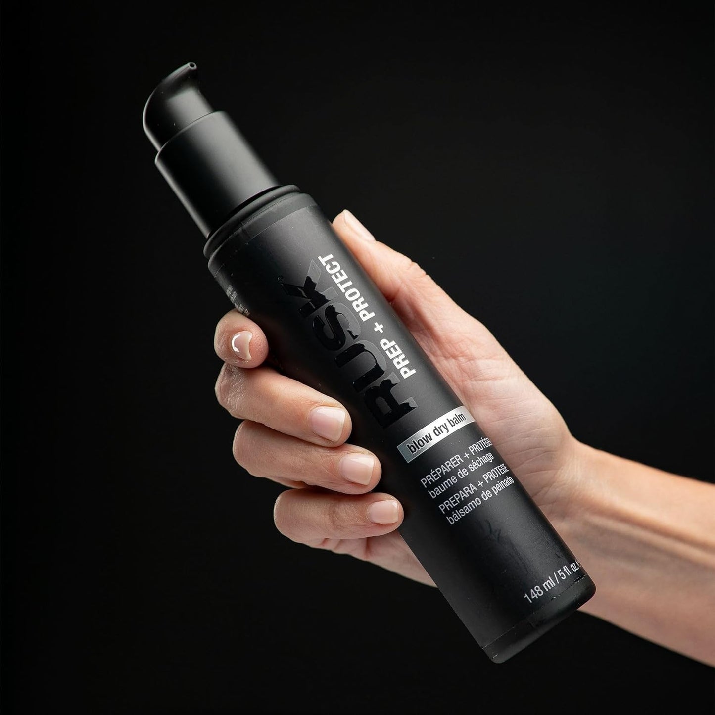 RUSK Blow Dry Balm, Prep + Protect, Smooth and Silken, Heat Protection, 5 oz