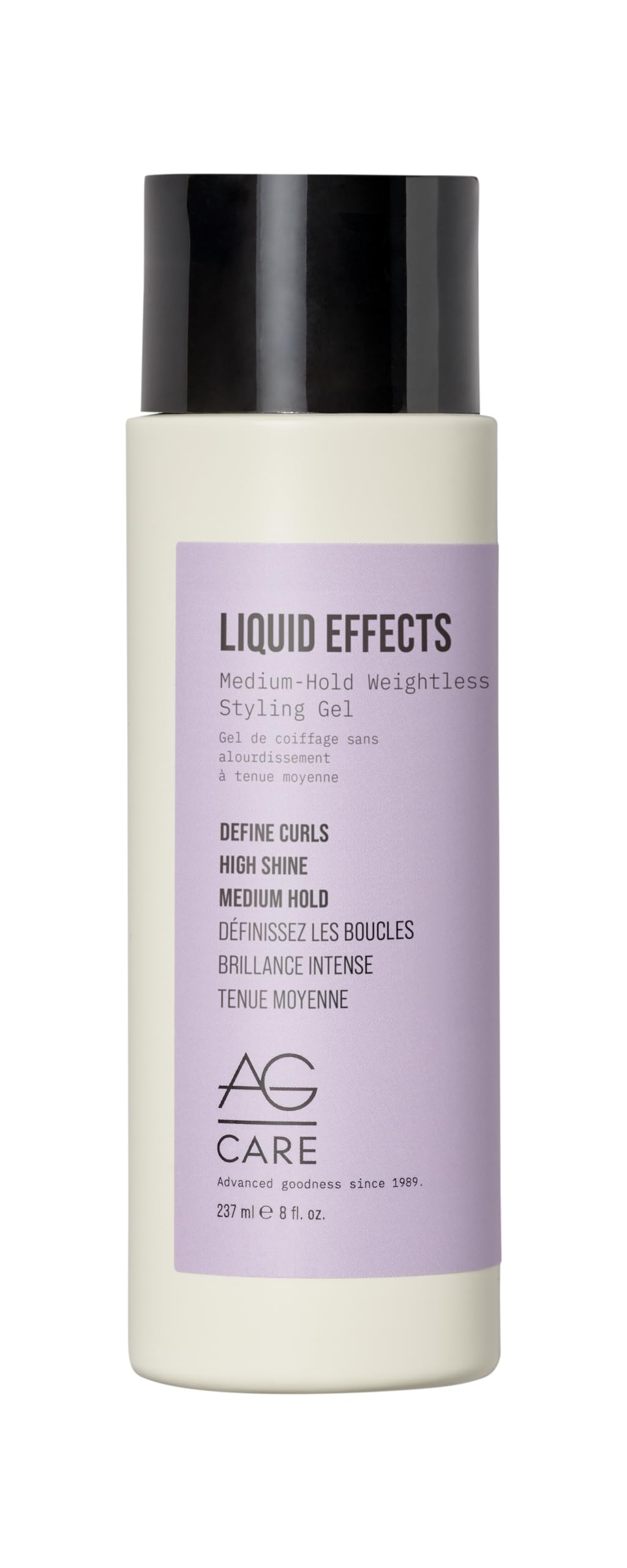 AG Care Liquid Effects Medium-Hold Weighless Styling Gel - Long-Lastin ...