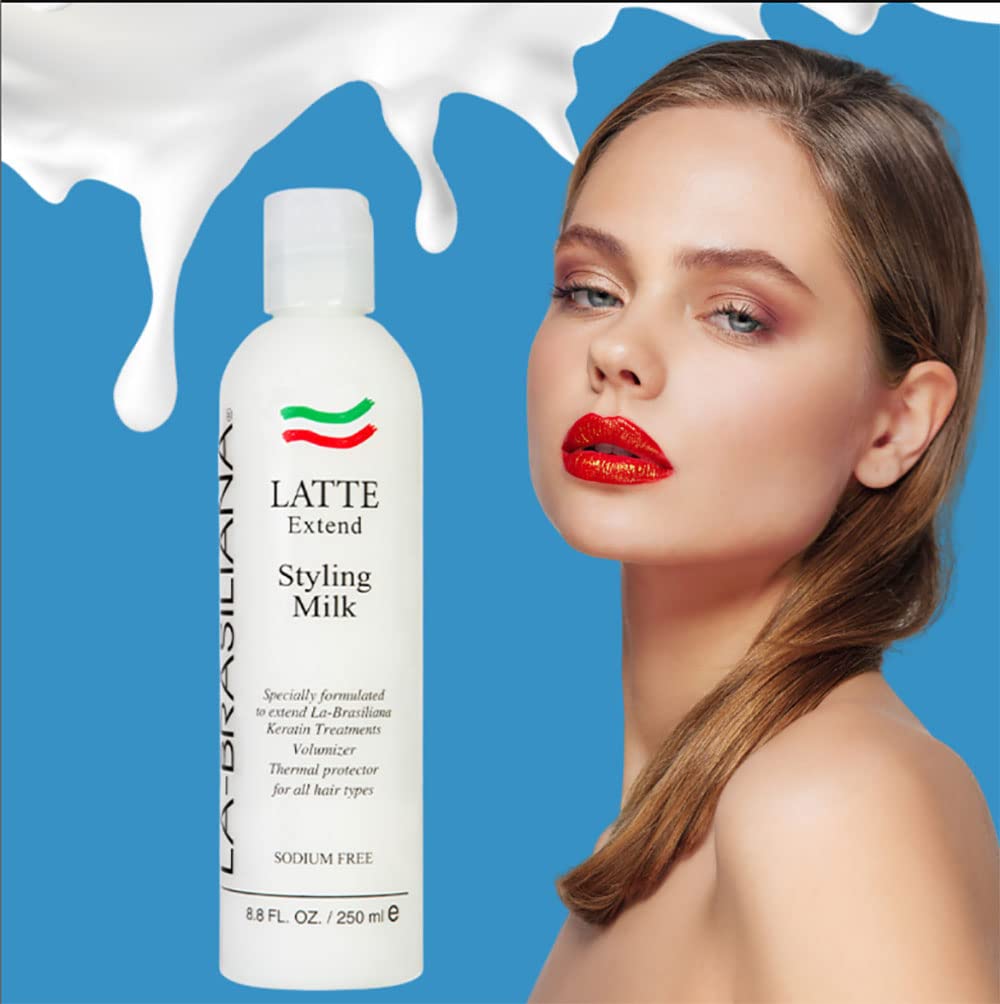 La-Brasiliana Latte Styling Milk, 8.45 fl.oz.