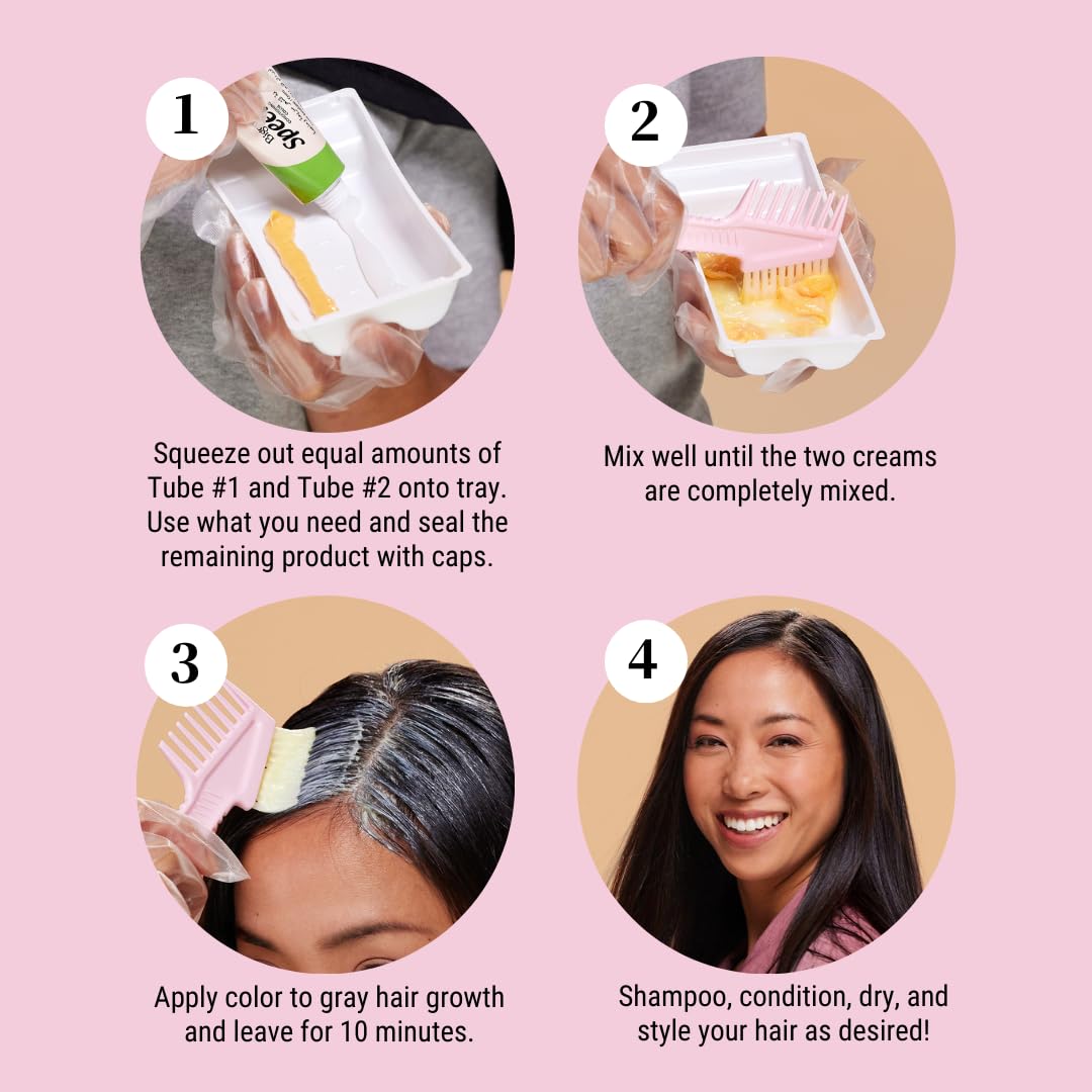 Pink Bigen Speedy Conditioning Color Refill: 4 Chestnut - 3 Pack