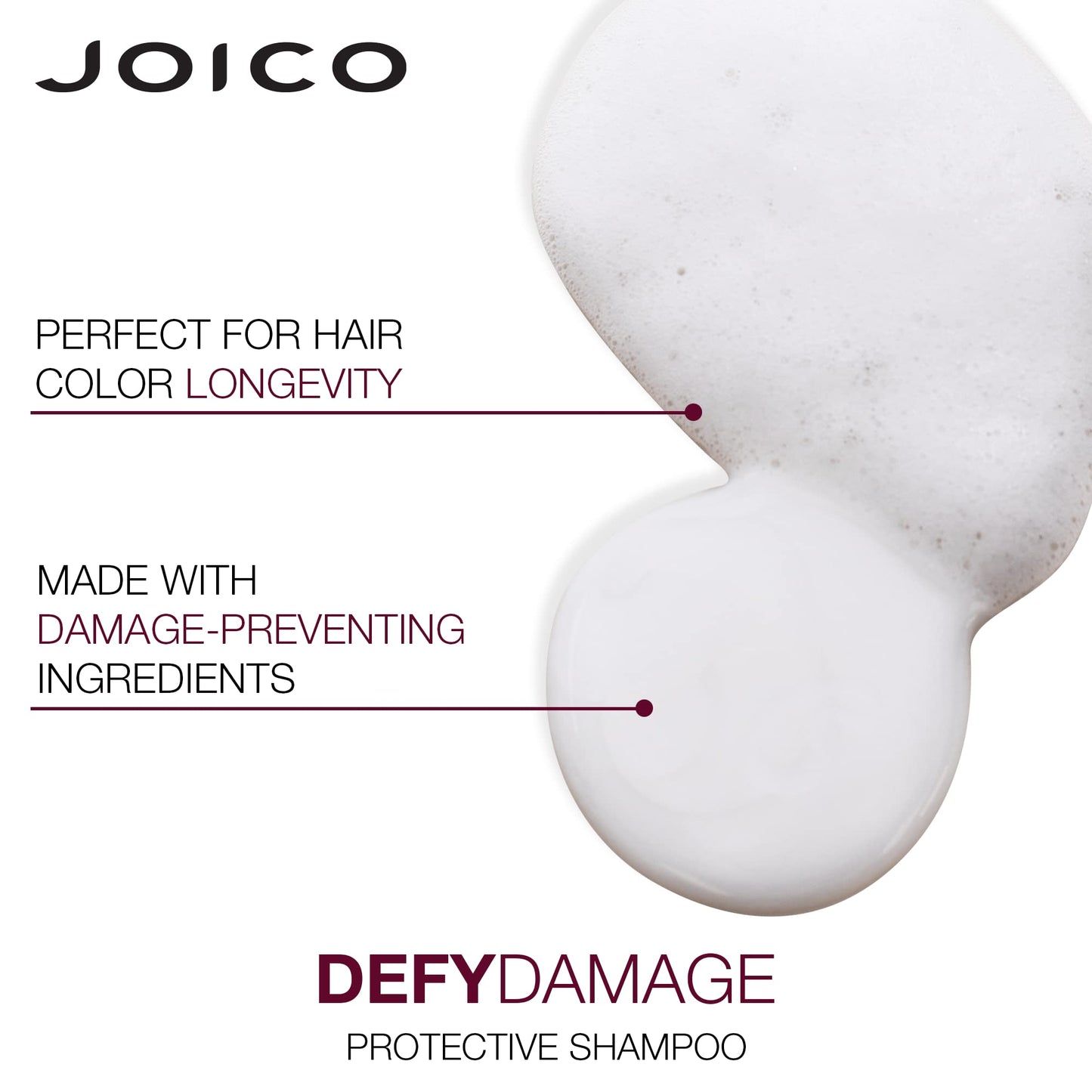 Joico Defy Damage 防护洗发水和护发素套装 | 保持发色 | 增强发质，延长发色