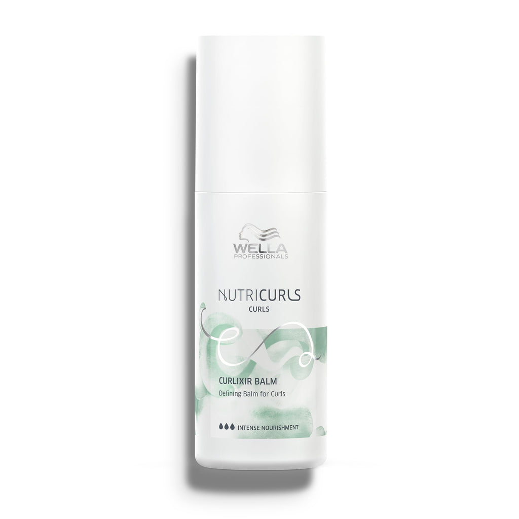 Wella Professionals Nutricurls Curlixir Balm | Defining Leave-in Cream for Curls | Intense Nourishment | Soft Hold & 24H Curl Definition | 5.07 Fl Oz