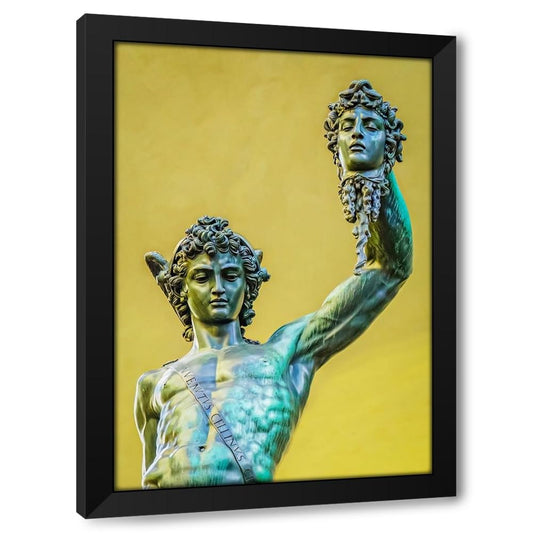 ArtDirect Perseus, Florence, Italy. Statue by Cellini in Loggia dei Lanza of beheading of Medusa by Perseus. Custom Framed Art Print Giclee or Canvas Options with Various Sizes by McCallum, Murray