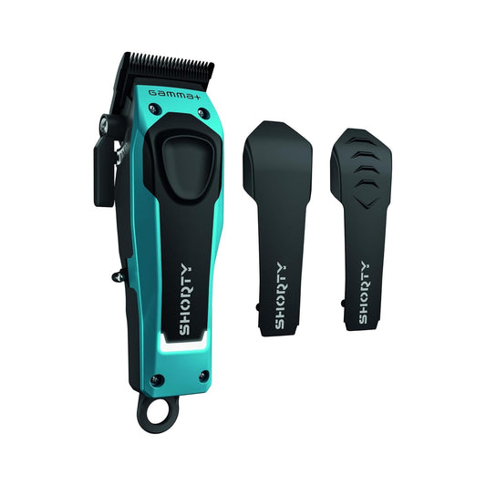 GAMMA+ Shorty Professional Cordless Hair Clipper for Men, Brushless Motor, Adjustable Zero Gap, 120-Min Run Time, USB-C, Ergonomic, Low Noise