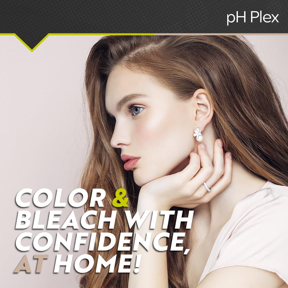 Light Gray LIW pH Plex Steps 1&2 Protect & Repair Hair Care Treatment - Use with Home Hair Color & Bleach Products - Salon Quality Professional Results at Home - Friends Kit (3 Sachets of Steps 1 & 2)