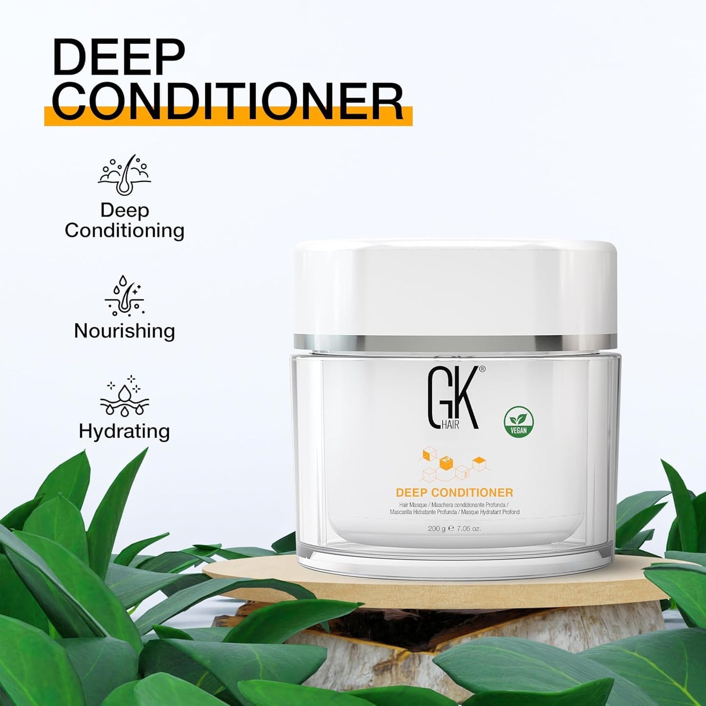 GK HAIR Complete Hair Care Solution: Intense Hydration and Repair for Dry, Damaged, and Color-Treated Hair