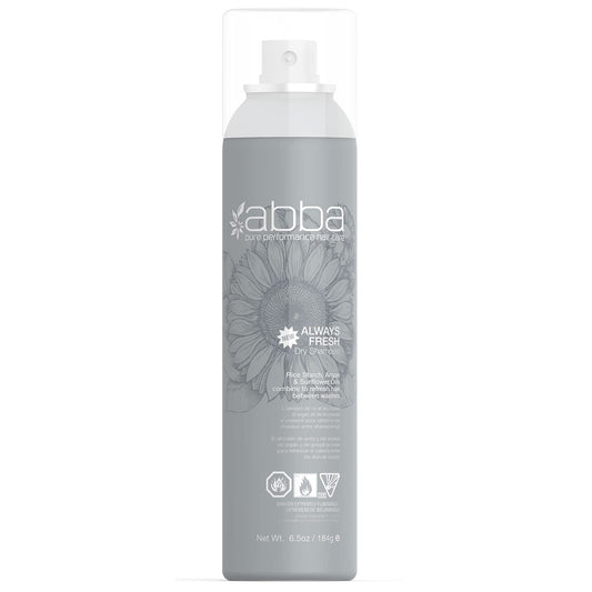 ABBA – Shampoing sec Pure Specialty Always Fresh – Amidon de riz, huiles d'amande et de tournesol, 6,5 fl oz