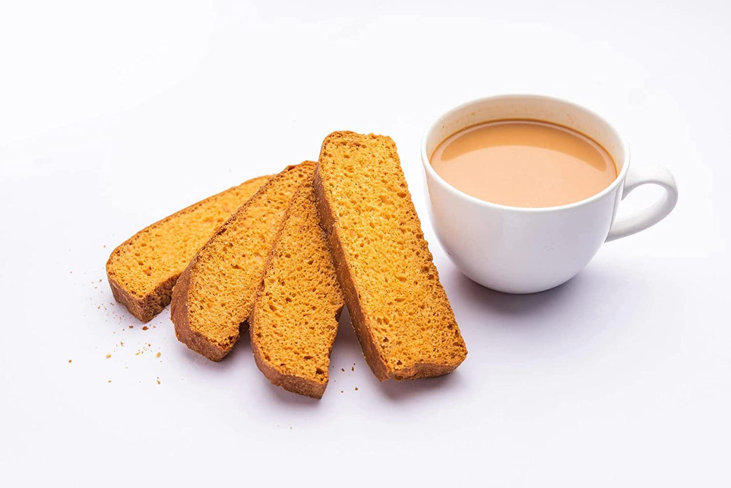 White Smoke Bumbai tea-break Suji Rusk/Maska Toast/Premium/Long /Crunchy Rusk/Mouth-Watering Butter Toast-850g(850g*1Pac)