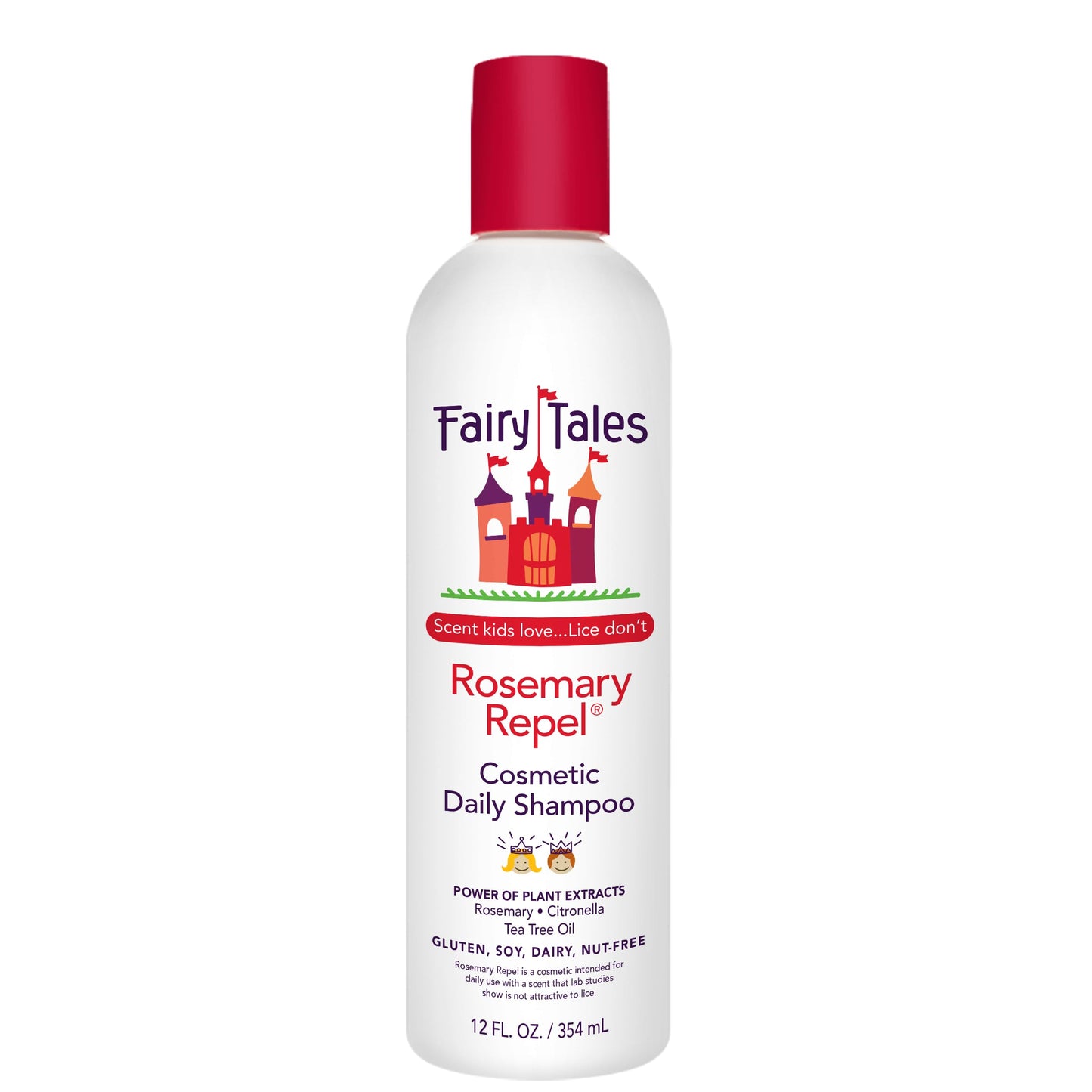 Fairy Tales Rosemary Repel Daily Kids Shampoo– Kids Like the Smell, Lice Do Not, 12 fl oz. (Pack of 1)