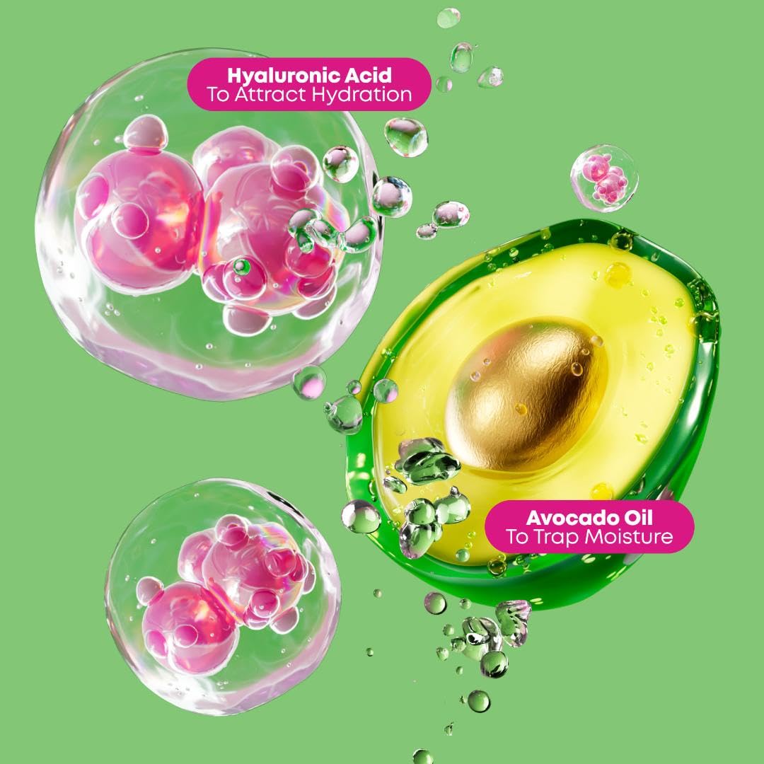 Matrix Food 柔顺洗发水，适用于染发、干燥和脆弱的头发 - 保湿、柔软和顺滑，含鳄梨油和透明质酸，纯素，10.1 液体盎司