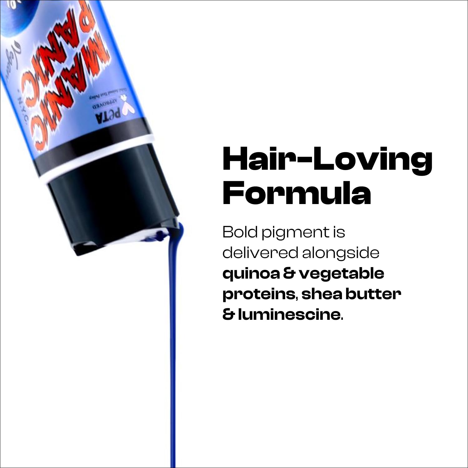 White Smoke MANIC PANIC Cool Deep Blood Red Color Depositing Conditioner - Love Color Hair Conditioner Keeps Hair Vibrant, Nourished & Refreshed - Formulated with Shea Butter & Quinoa - Rock Me Red (8oz)