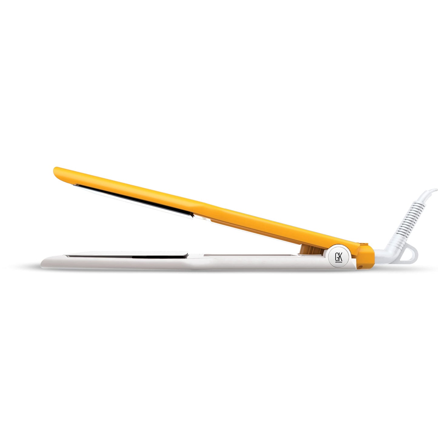 GK HAIR Global Keratin One Control Titanium Styling Flat Iron, 1.5 inches Wide Plates, Auto Shutoff, Professional Straightener, All Hair Types, 150C-232C